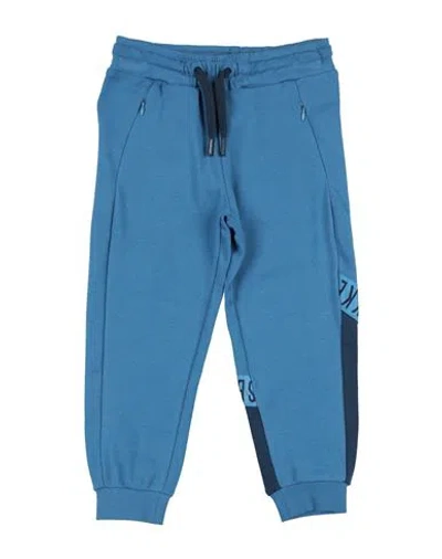 Bikkembergs Babies'  Toddler Boy Pants Azure Size 5 Cotton In Blue