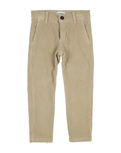 Bikkembergs Babies'  Toddler Boy Pants Beige Size 4 Cotton, Elastane
