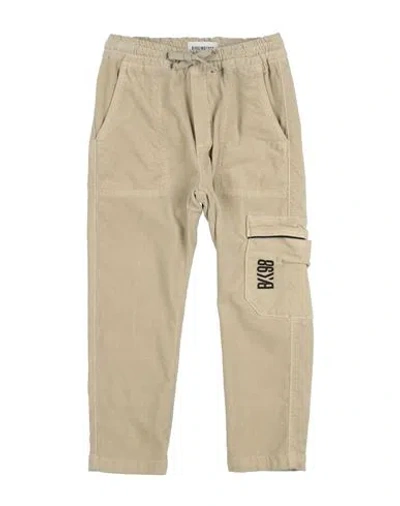 Bikkembergs Babies'  Toddler Boy Pants Beige Size 4 Cotton, Elastane