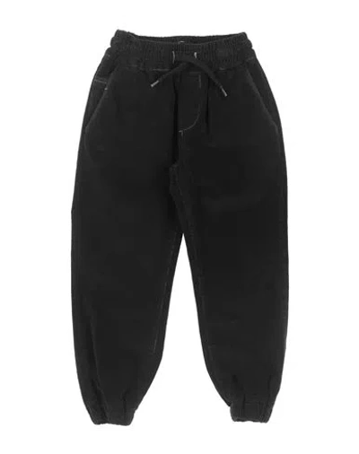 Bikkembergs Babies'  Toddler Boy Pants Black Size 5 Cotton, Elastane