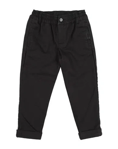 Bikkembergs Babies'  Toddler Boy Pants Black Size 5 Cotton, Elastane