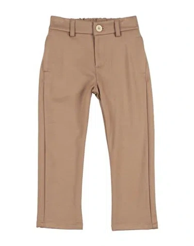Bikkembergs Babies'  Toddler Boy Pants Camel Size 4 Cotton, Polyester, Elastane In Brown