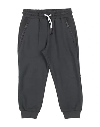 Bikkembergs Babies'  Toddler Boy Pants Charcoal Size 5 Cotton In Gray