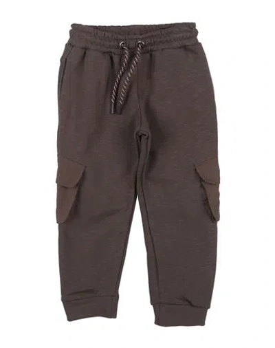Bikkembergs Babies'  Toddler Boy Pants Chocolate Brown Size 4 Cotton