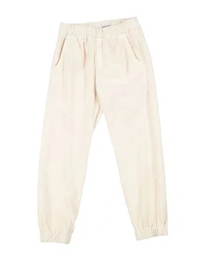 Bikkembergs Babies'  Toddler Boy Pants Ivory Size 5 Cotton, Elastane