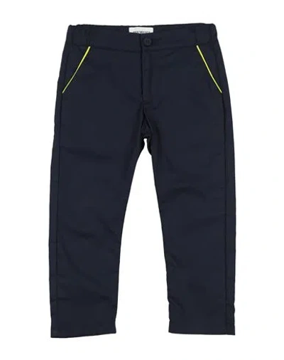 Bikkembergs Babies'  Toddler Boy Pants Midnight Blue Size 4 Cotton, Elastane