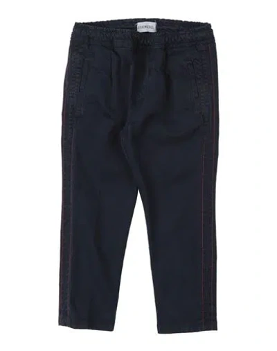 Bikkembergs Babies'  Toddler Boy Pants Midnight Blue Size 4 Cotton, Elastane