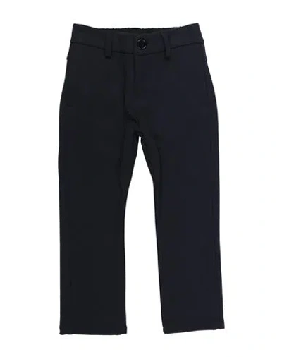Bikkembergs Babies'  Toddler Boy Pants Midnight Blue Size 4 Cotton, Polyester, Elastane In Black