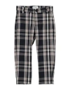 Bikkembergs Toddler Boy Pants Midnight Blue Size 4 Polyester, Viscose, Elastic Fibres In Black