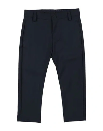 Bikkembergs Babies'  Toddler Boy Pants Midnight Blue Size 4 Polyester, Viscose, Elastic Fibres