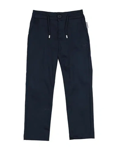 Bikkembergs Babies'  Toddler Boy Pants Midnight Blue Size 5 Cotton, Elastic Fibres