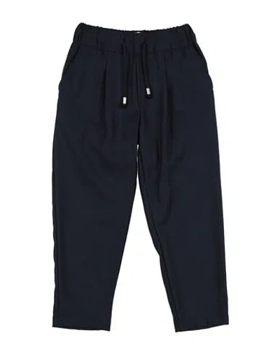 Bikkembergs Babies'  Toddler Boy Pants Midnight Blue Size 5 Polyester, Viscose, Elastic Fibres