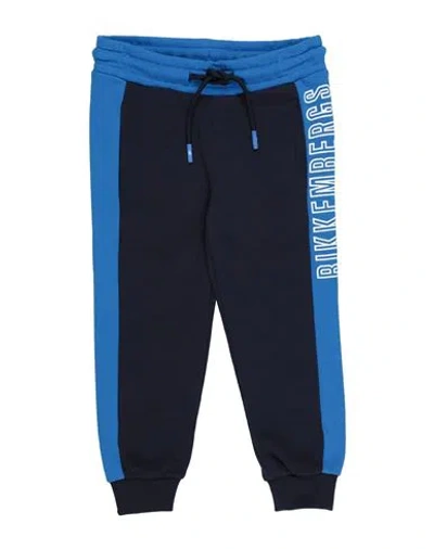 Bikkembergs Babies'  Toddler Boy Pants Navy Blue Size 5 Cotton