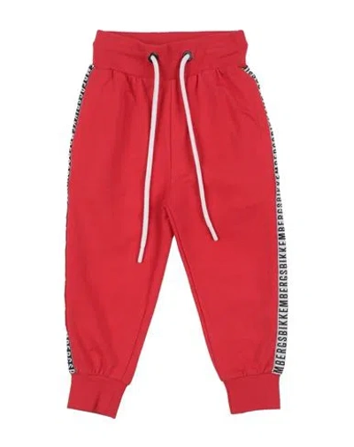 Bikkembergs Babies'  Toddler Boy Pants Red Size 5 Cotton