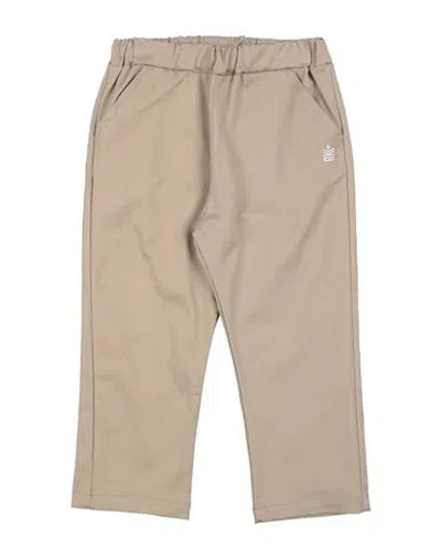 Bikkembergs Babies'  Toddler Boy Pants Sand Size 3 Cotton, Elastane In Beige