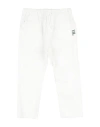 Bikkembergs Toddler Boy Pants White Size 4 Cotton, Elastane In White