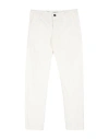 Bikkembergs Toddler Boy Pants White Size 4 Cotton, Elastane
