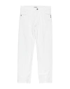 Bikkembergs Toddler Boy Pants White Size 4 Cotton, Elastane In White