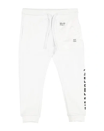 Bikkembergs Babies'  Toddler Boy Pants White Size 4 Cotton, Polyester In Black