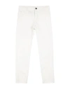 Bikkembergs Babies'  Toddler Boy Pants White Size 5 Cotton, Elastane