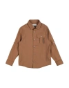 Bikkembergs Toddler Boy Shirt Brown Size 4 Cotton, Elastane In Brown