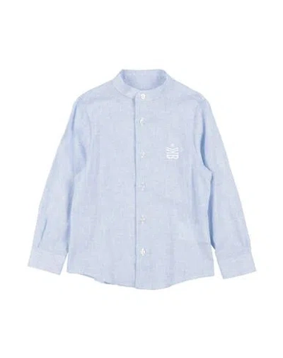 Bikkembergs Babies'  Toddler Boy Shirt Light Blue Size 5 Cotton