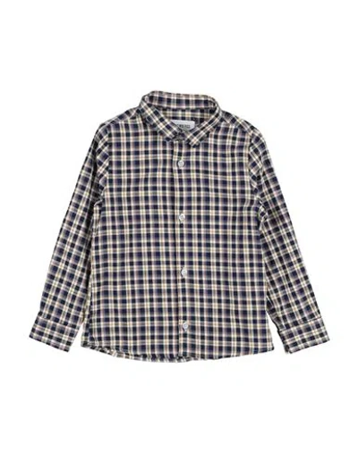 Bikkembergs Babies'  Toddler Boy Shirt Midnight Blue Size 4 Cotton