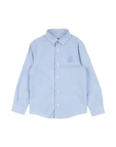 Bikkembergs Babies'  Toddler Boy Shirt Sky Blue Size 5 Cotton