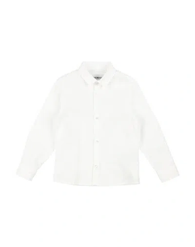 Bikkembergs Babies'  Toddler Boy Shirt White Size 4 Cotton