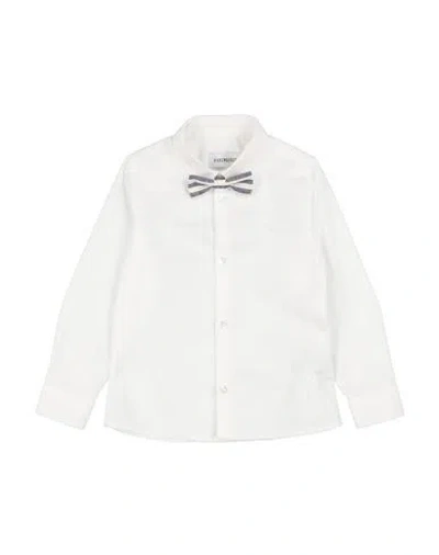 Bikkembergs Babies'  Toddler Boy Shirt White Size 4 Cotton, Elastane