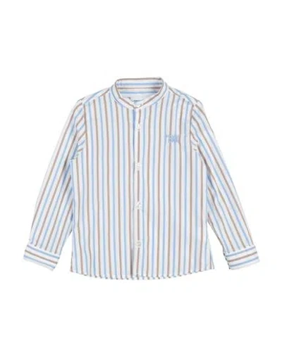 Bikkembergs Babies'  Toddler Boy Shirt White Size 4 Cotton, Polyamide, Elastane