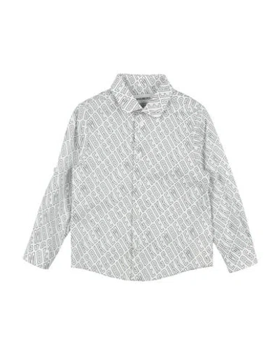 Bikkembergs Babies'  Toddler Boy Shirt White Size 5 Cotton, Elastane In Multi