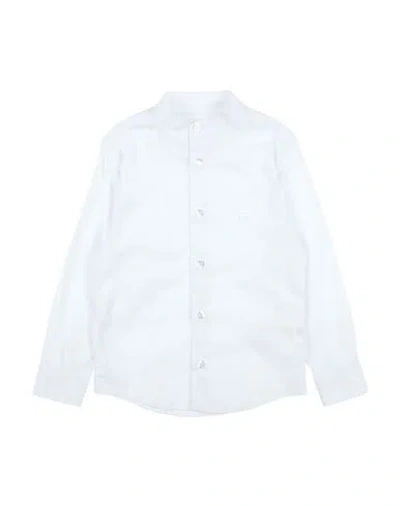 Bikkembergs Babies'  Toddler Boy Shirt White Size 5 Cotton, Elastane