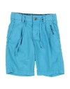 Bikkembergs Toddler Boy Shorts & Bermuda Shorts Azure Size 5 Cotton, Elastane In Blue