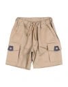 Bikkembergs Toddler Boy Shorts & Bermuda Shorts Beige Size 5 Cotton, Elastane In Beige
