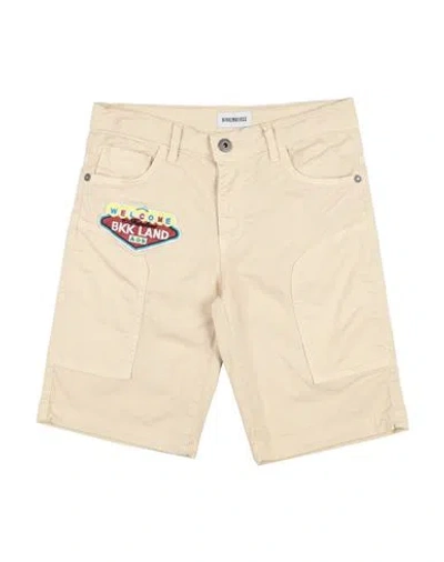 Bikkembergs Babies'  Toddler Boy Shorts & Bermuda Shorts Beige Size 5 Cotton, Elastane
