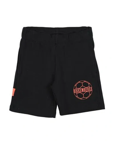 Bikkembergs Babies'  Toddler Boy Shorts & Bermuda Shorts Black Size 5 Cotton