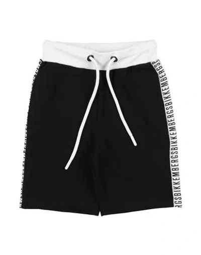 Bikkembergs Babies'  Toddler Boy Shorts & Bermuda Shorts Black Size 5 Cotton