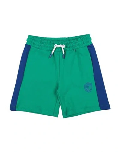 Bikkembergs Babies'  Toddler Boy Shorts & Bermuda Shorts Green Size 5 Cotton