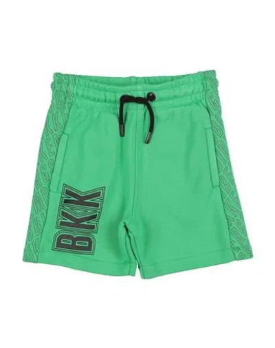 Bikkembergs Babies'  Toddler Boy Shorts & Bermuda Shorts Green Size 5 Cotton, Polyester