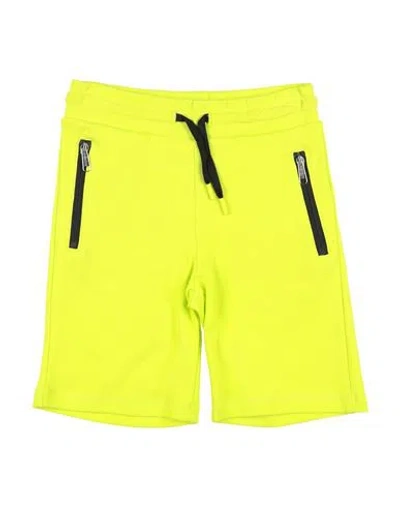 Bikkembergs Babies'  Toddler Boy Shorts & Bermuda Shorts Lime Green Size 5 Cotton