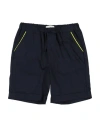Bikkembergs Toddler Boy Shorts & Bermuda Shorts Midnight Blue Size 4 Cotton, Elastic Fibres In Blue