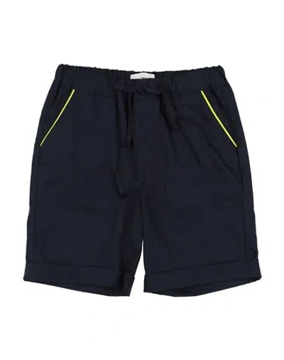 Bikkembergs Babies'  Toddler Boy Shorts & Bermuda Shorts Midnight Blue Size 4 Cotton, Elastic Fibres