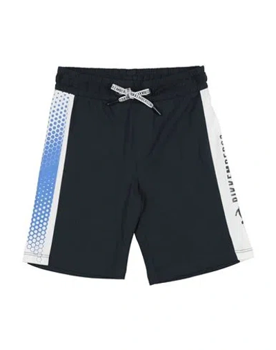 Bikkembergs Babies'  Toddler Boy Shorts & Bermuda Shorts Midnight Blue Size 5 Cotton