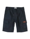 Bikkembergs Toddler Boy Shorts & Bermuda Shorts Midnight Blue Size 5 Cotton, Elastane In Blue