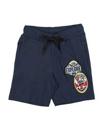 Bikkembergs Babies'  Toddler Boy Shorts & Bermuda Shorts Navy Size 4 Cotton