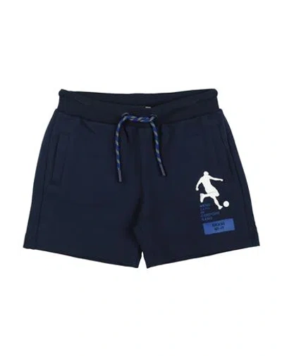Bikkembergs Babies'  Toddler Boy Shorts & Bermuda Shorts Navy Size 4 Cotton, Elastane In Black