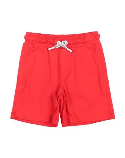 Bikkembergs Babies'  Toddler Boy Shorts & Bermuda Shorts Red Size 5 Cotton
