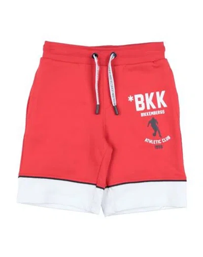 Bikkembergs Babies'  Toddler Boy Shorts & Bermuda Shorts Tomato Red Size 3 Cotton