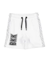 Bikkembergs Babies'  Toddler Boy Shorts & Bermuda Shorts White Size 5 Cotton, Polyester